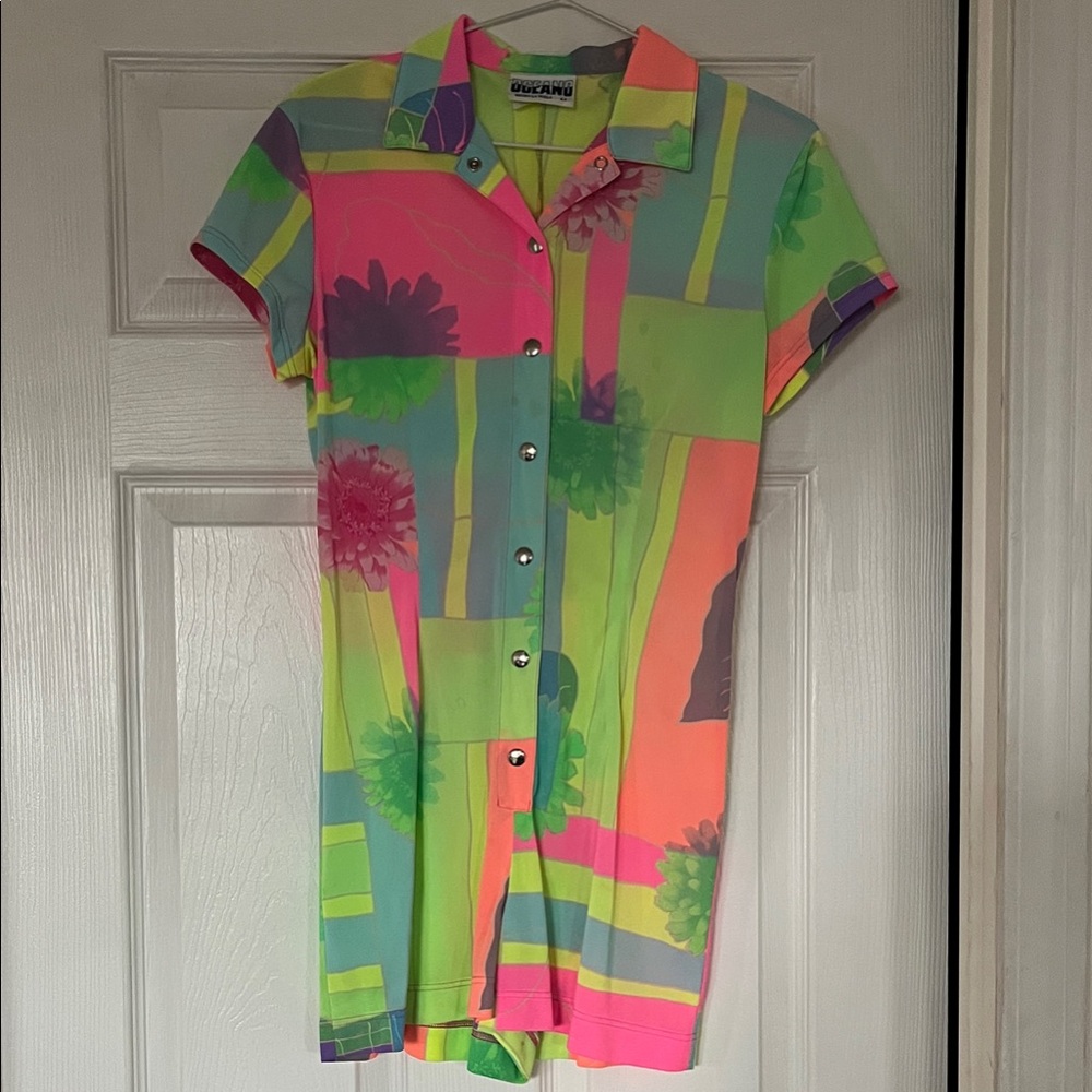Vintage Le Gruppo swimwear romper 1960s 70s